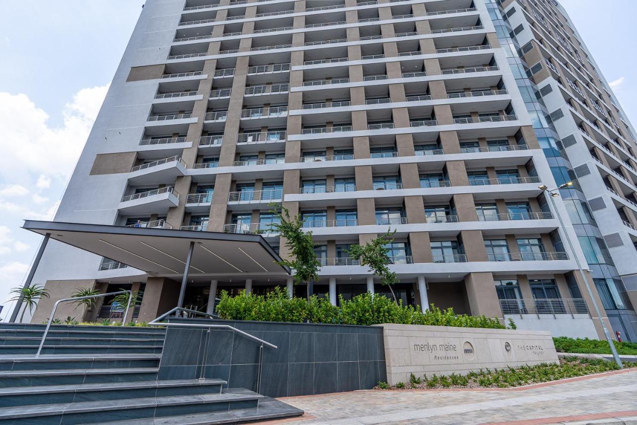Top Floor Menlyn Maine Studio Apartment With Stunning Views & No Load Shedding Претория Екстериор снимка
